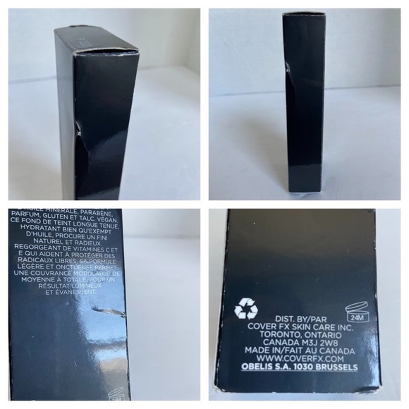 COVER FX Natural Finish Foundation P120 DEEP Full Size 30ml/1oz New Boxed - Picture 4 of 15